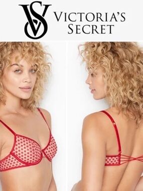 Victoria's Secret Starburst bra lace and strappy back Underwire 36DDD